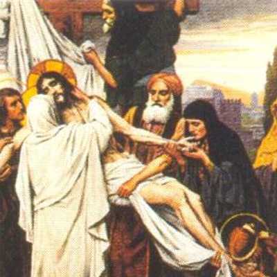 Sexta Dor - Maria recebe Jesus descido da Cruz